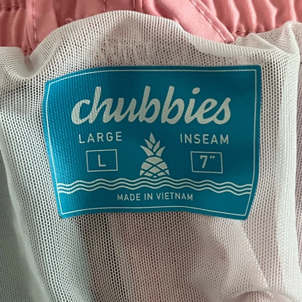Men’s large Chubbies swimsuit (inseam 7”)